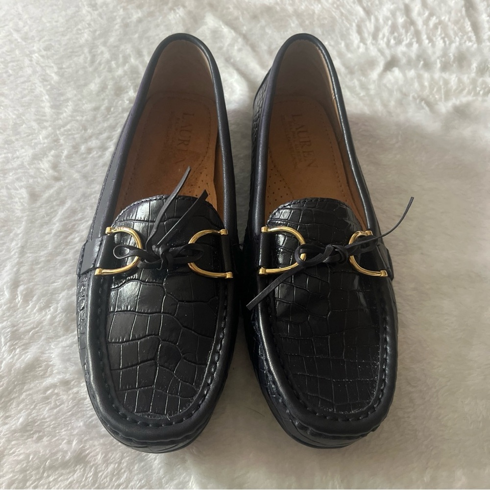Lauren Ralph Lauren Briley II Driver Loafer Flats 6B Blue
